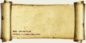 Danica Dedijer vizit kartica